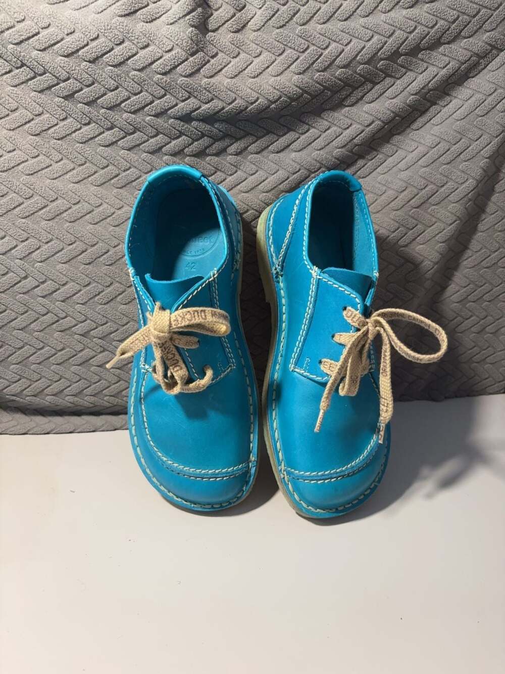 Duckfeet Fyn Red Leather Lace-Up Shoes – Size